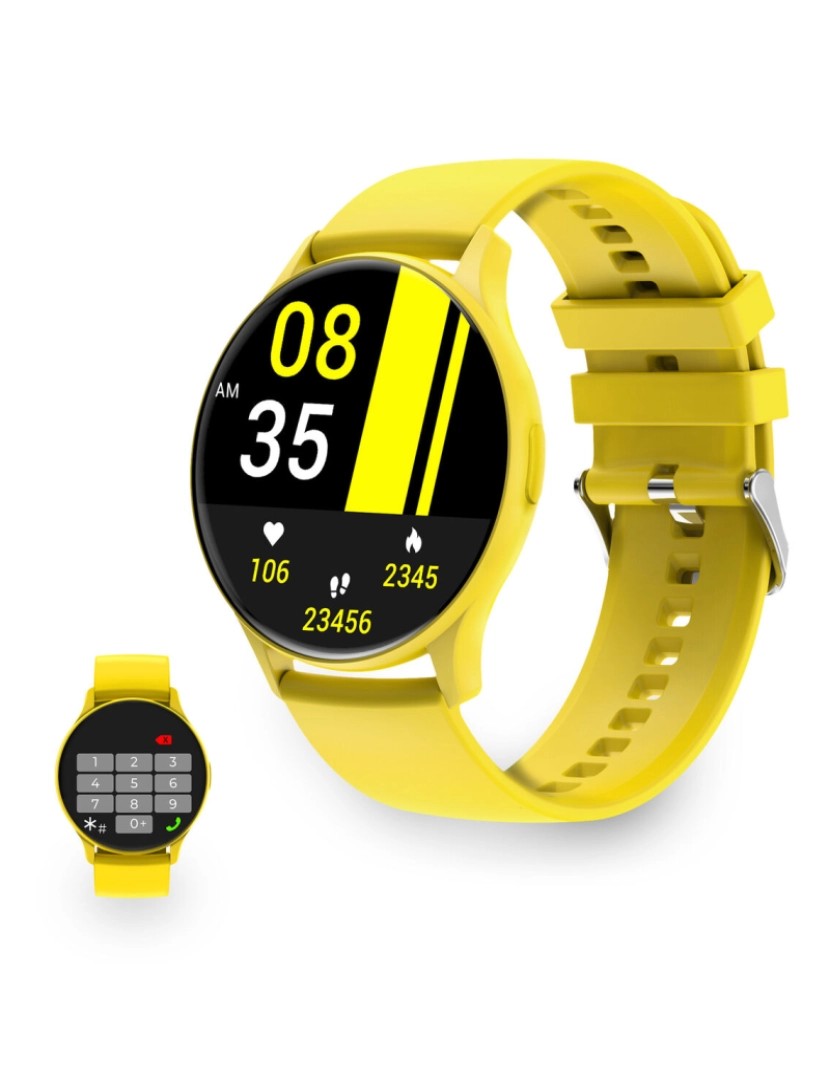 KSIX - Smartwatch KSIX Core 1,43" Amarelo