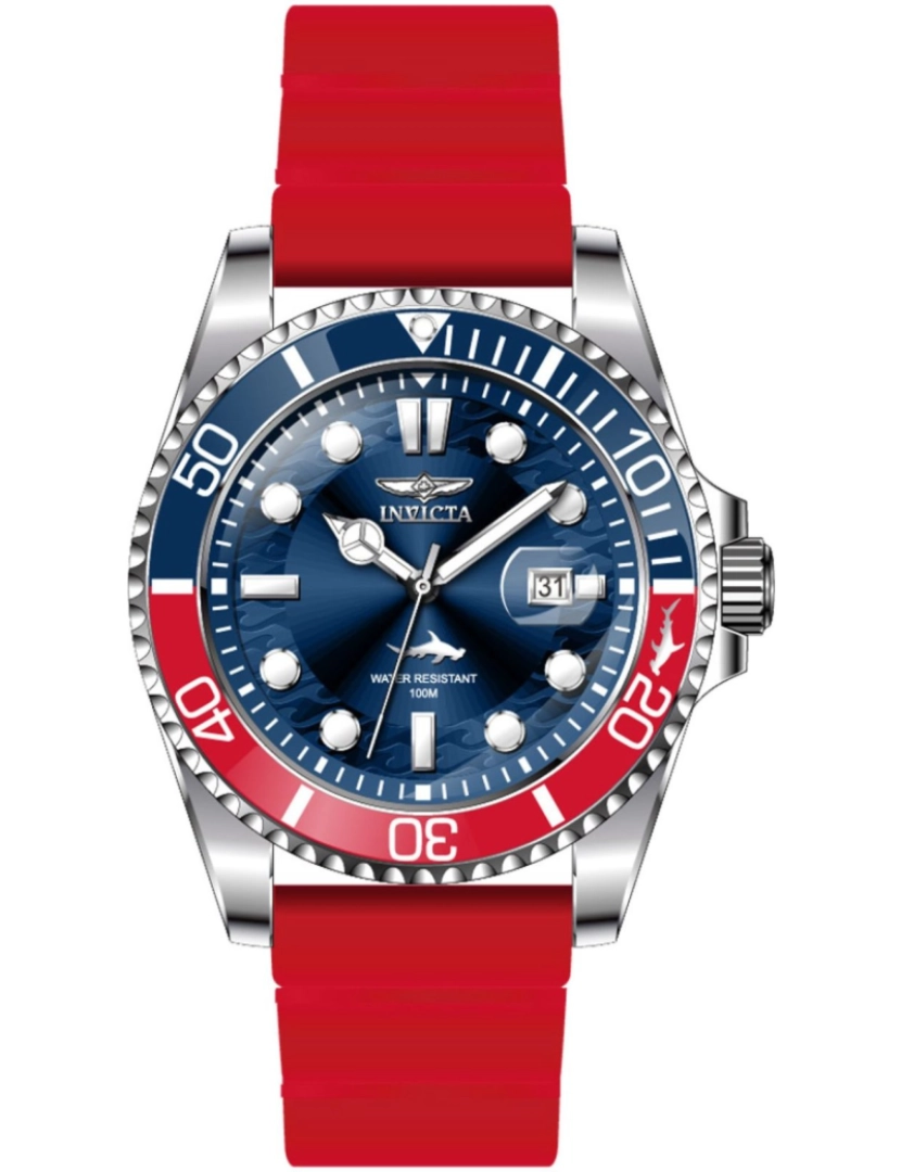 Invicta - Invicta Pro Diver 47164 Relógio de Homem Quartzo  - 43mm