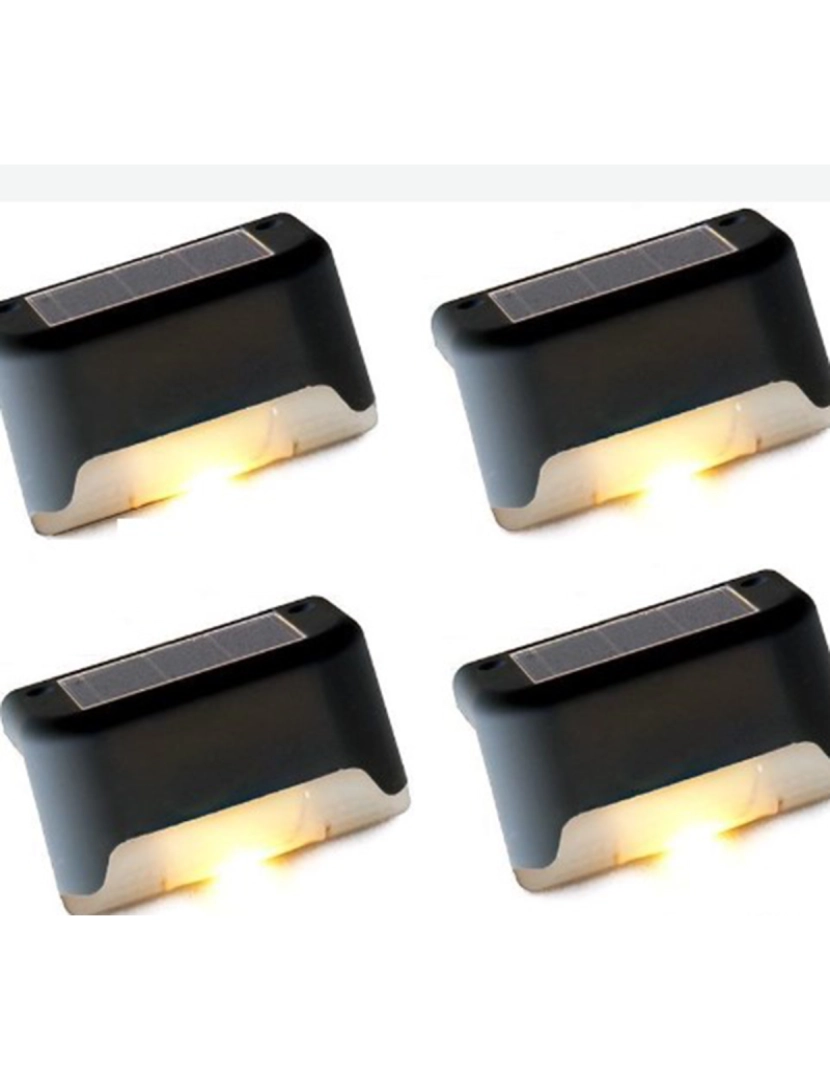 imagem de Iluminação movida a energia solar para escadas e corrimãos 4-Pack1