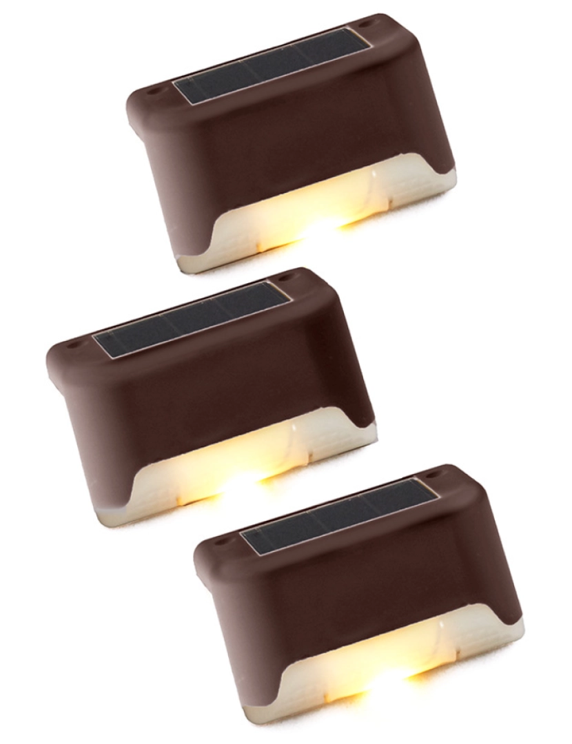 imagem de Iluminação movida a energia solar para escadas e corrimãos 4-Pack7