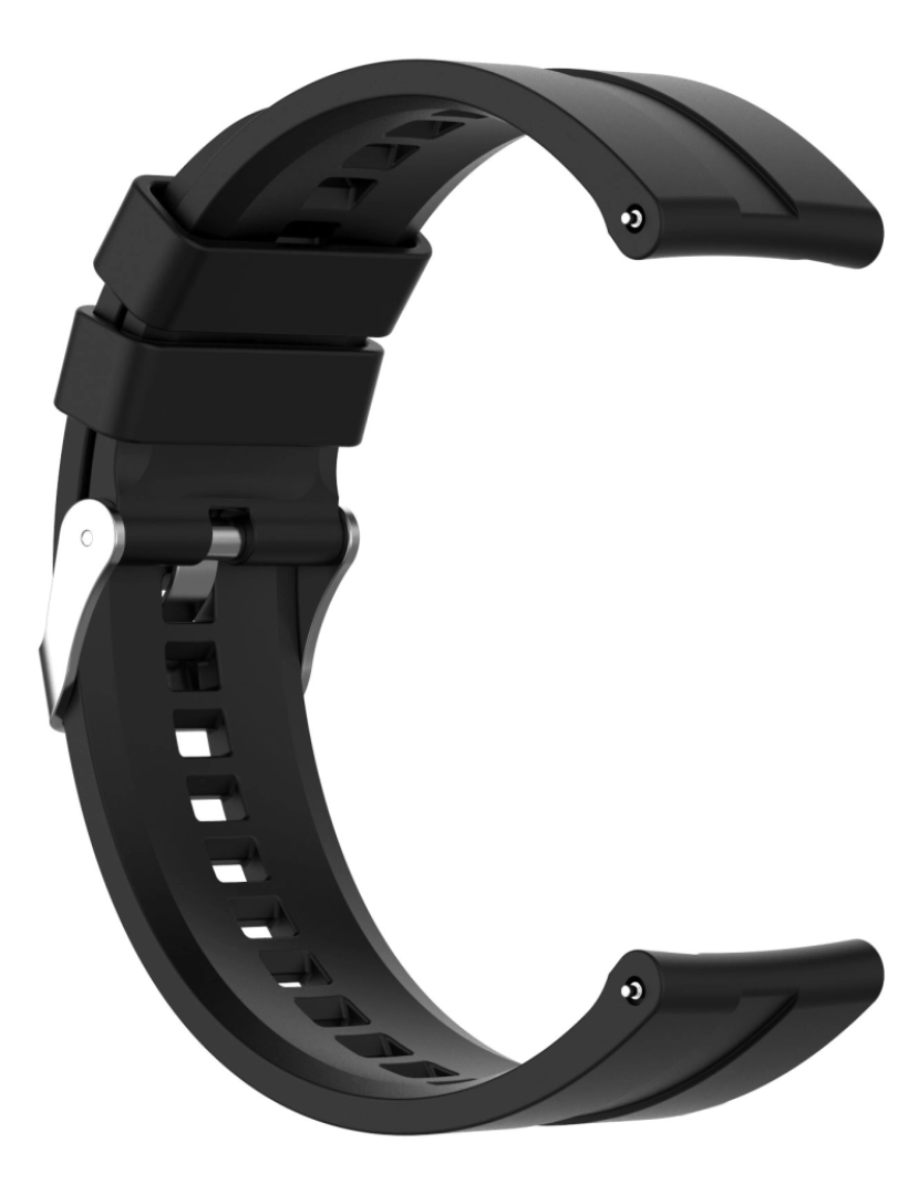 Inf - Pulseira de relógio 22 mm Garmin/Huawei/Samsung Galaxy Watch Black