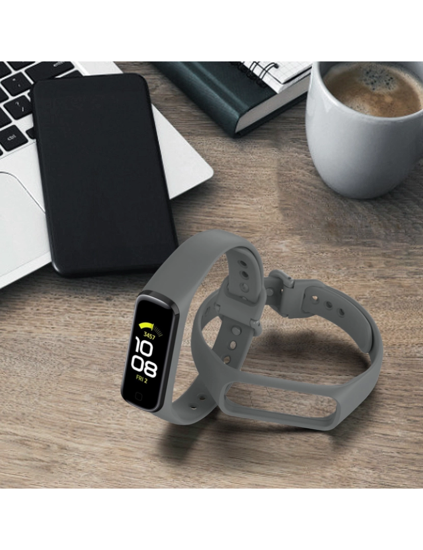 imagem de Pulseira de relógio Samsung Galaxy Fit 2 SM-R220 Grey6