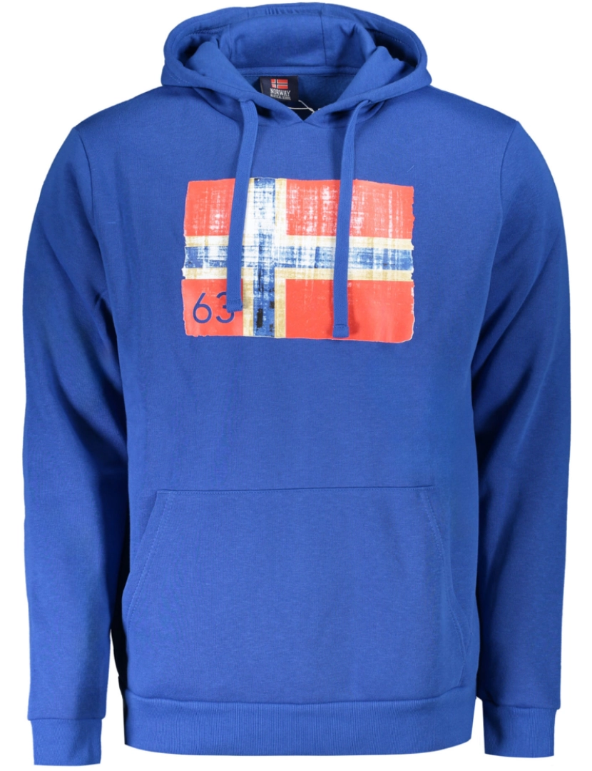 Norway 1963 - Sweatshirt c/ Capuz de Homem Azul