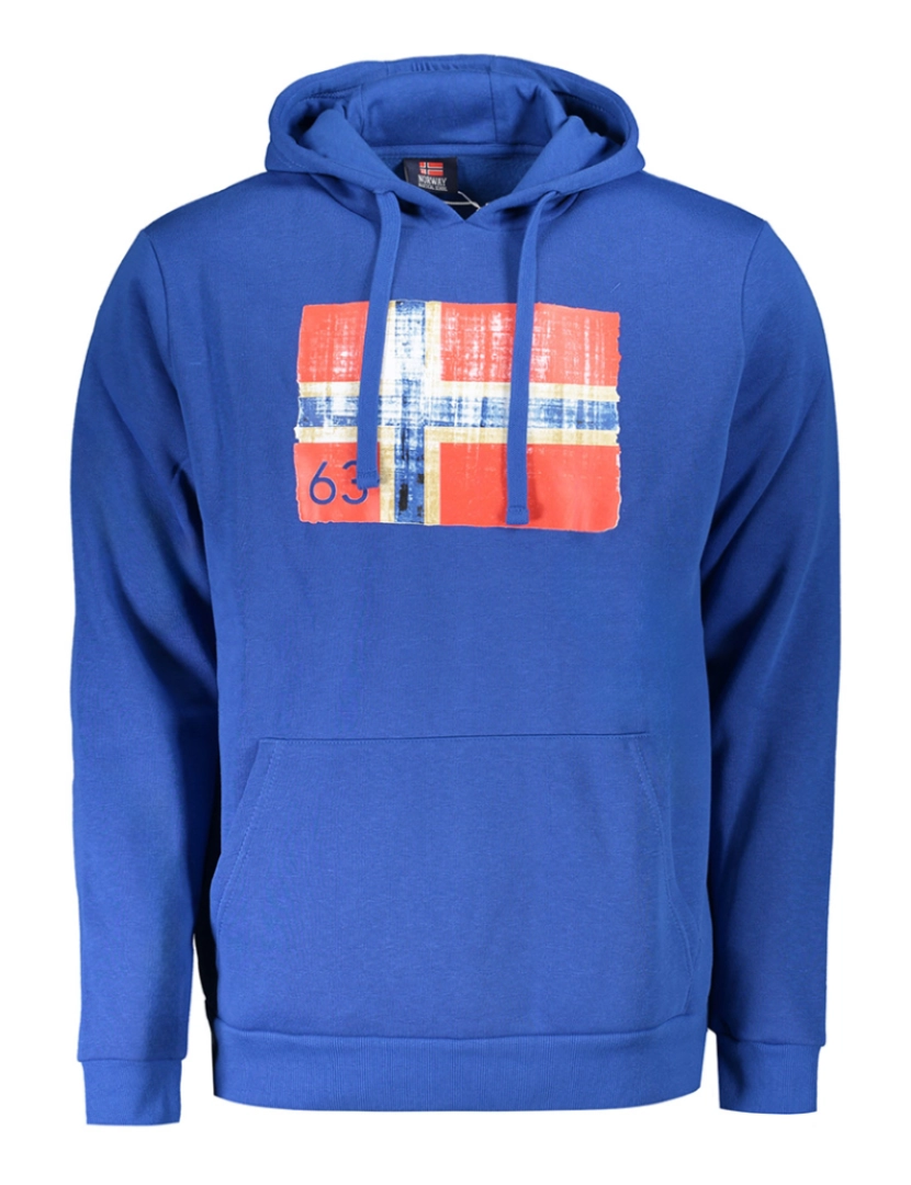 Norway 1963 - Sweatshirt c/ Capuz de Homem Azul