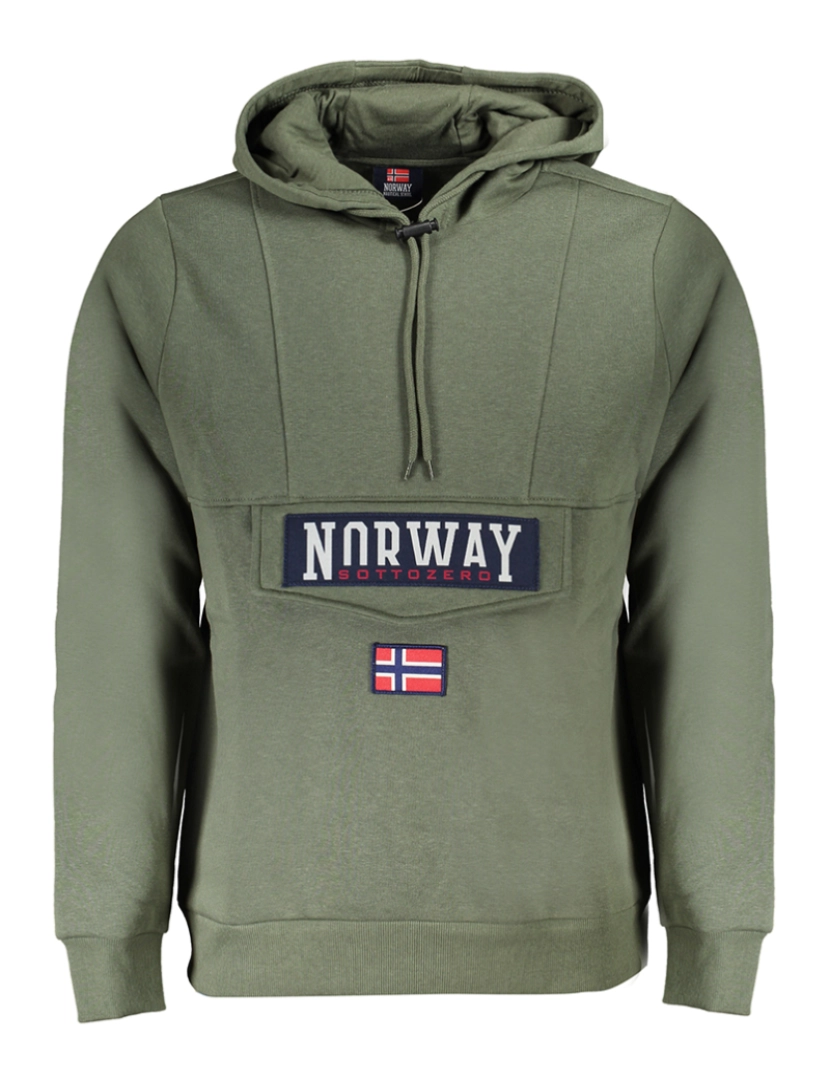 Norway 1963 - Sweatshirt c/ Capuz de Homem Verde