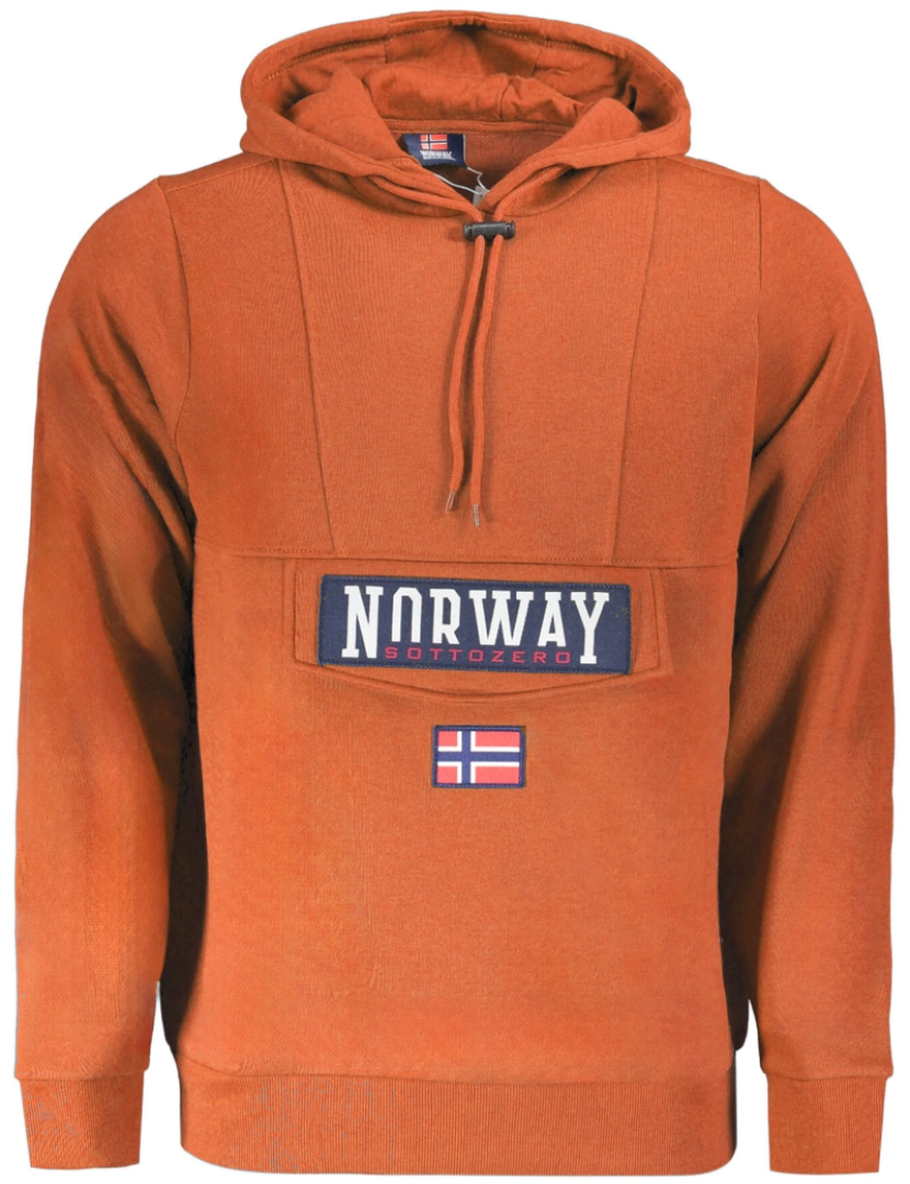 Norway 1963 - Camisola de Manga Comprida  de Homem Castanho