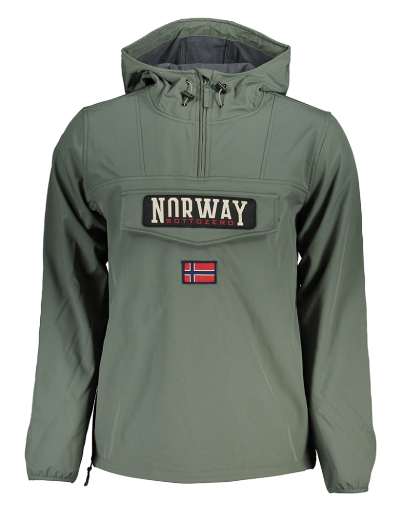 Norway 1963 - Casaco c/ Capuz e Zip de Homem Verde