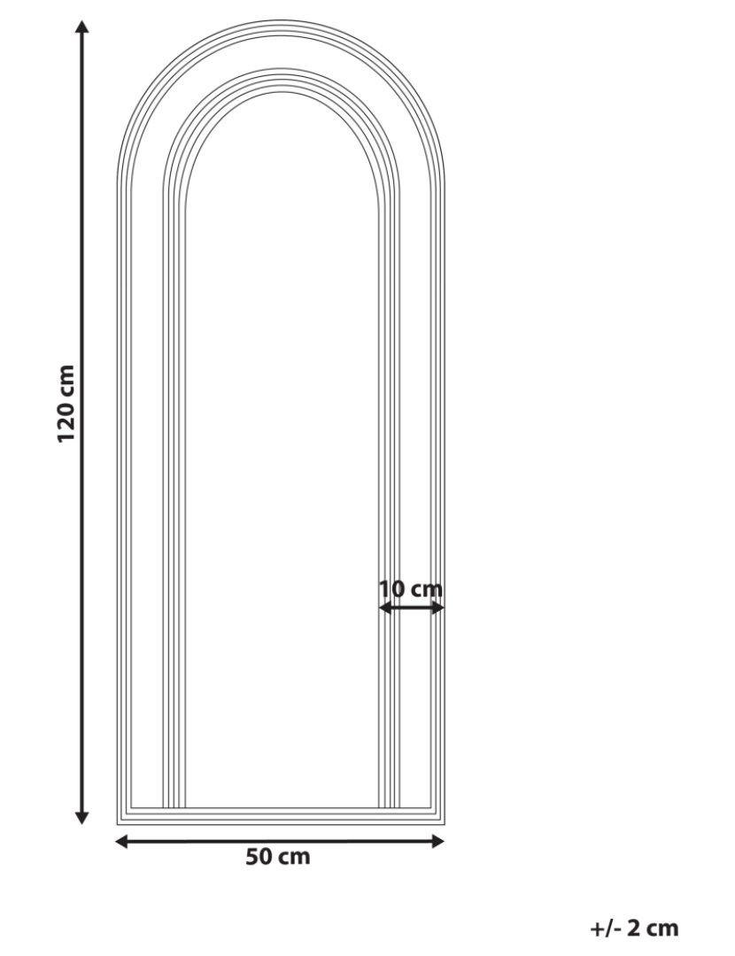 imagem de Espelho de parede semi-oval com moldura de rattan 50 x 120 cm feito à mão para sala ou quarto de estilo boho2