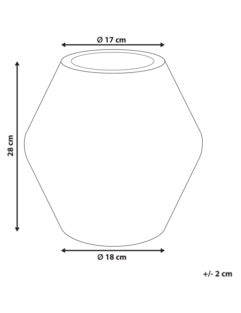 imagem de Vaso para plantas creme 29 x 29 x 30 cm para interior de estilo tradicional boho2