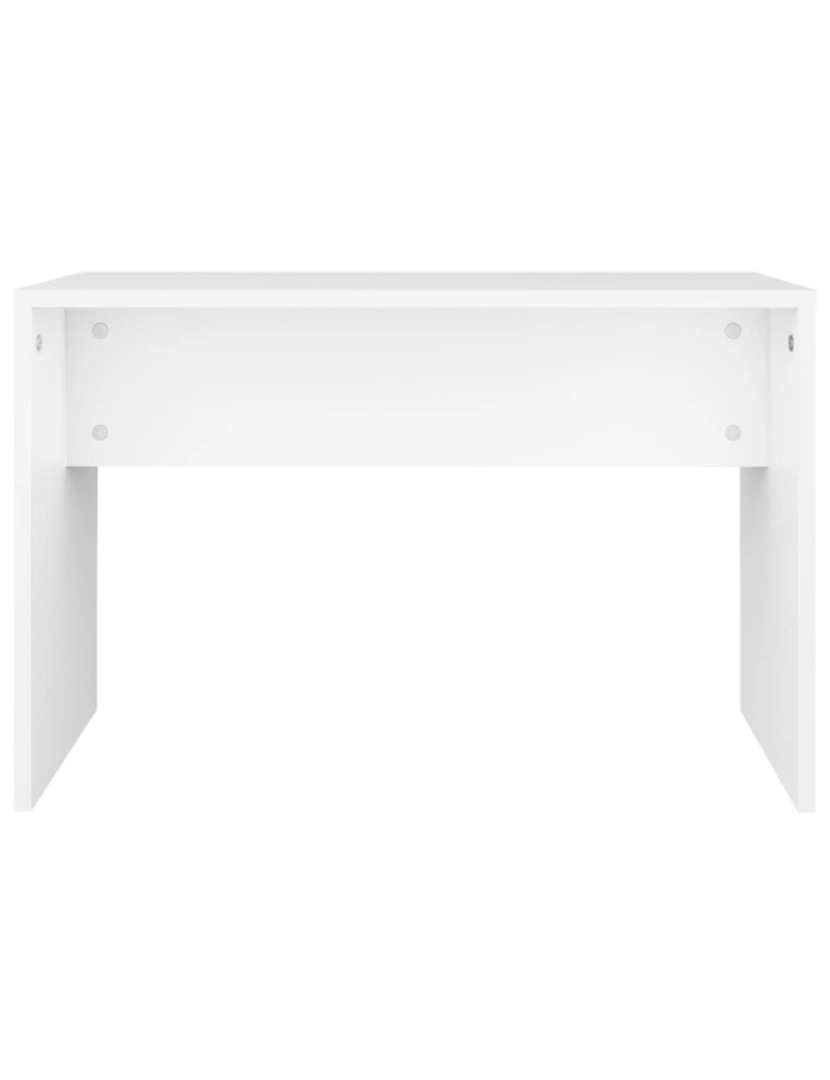 imagem de vidaXL Banco de toucador 70x35x45 cm derivados de madeira branco5