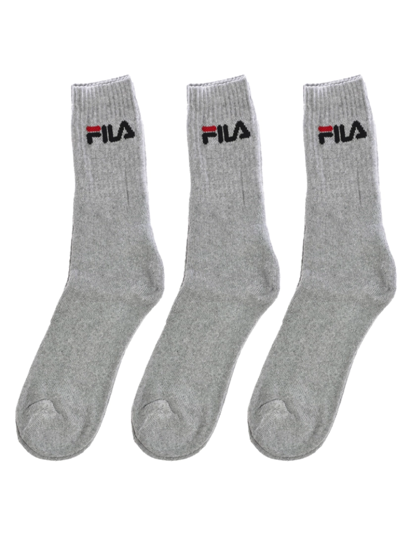 Fila - Pack-3 meias cano alto F9505 unissex