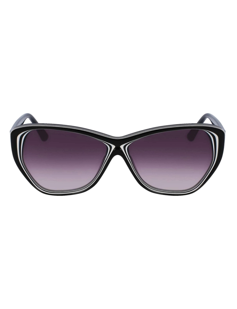 Karl Lagerfeld Sunglasses - Óculos de Sol de Senhora Preto Branco