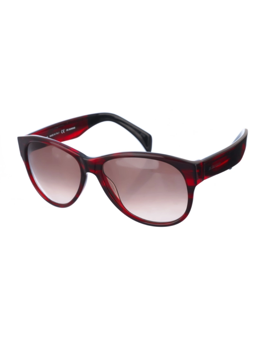 Jil Sander - Óculos de sol femininos de acetato oval JS725S