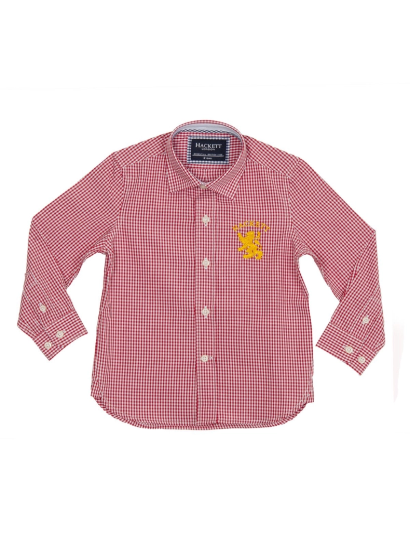 Hackett London  - Camisa de manga comprida com gola de lapela para menino HK300616