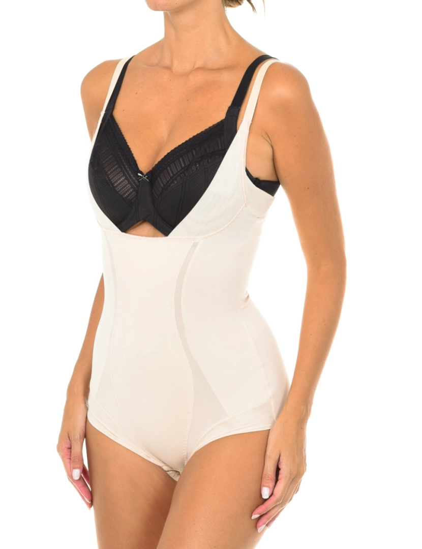 Maidenform - Body modelador com alças ajustáveis e fecho na parte inferior DM5004 mulher