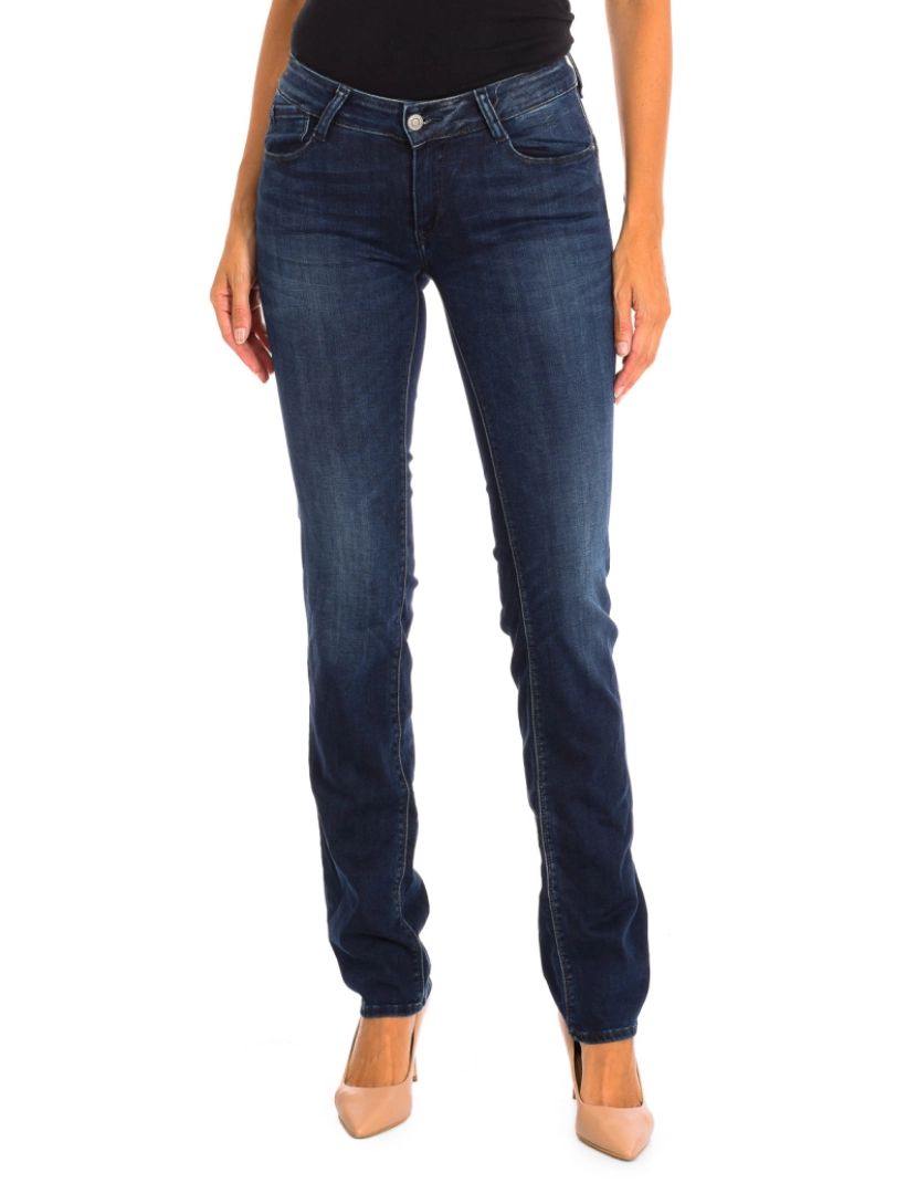 imagem de Jeans longos femininos JFPULPREWA1341721