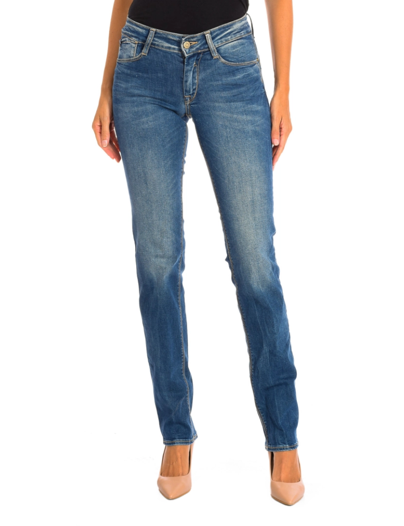 Le Temps Des Cerises - Jeans longos femininos JFPULPREWT406172