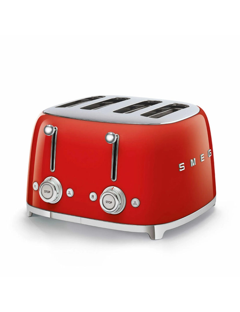 Smeg - Torradeira 4 Fendas Smeg TSF03RDEU Vermelho