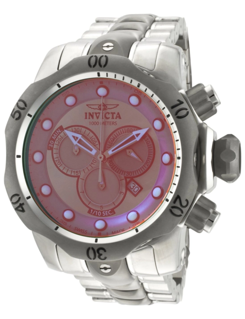 Invicta - Invicta Venom 0967 Relógio de Homem Quartzo  - 54mm