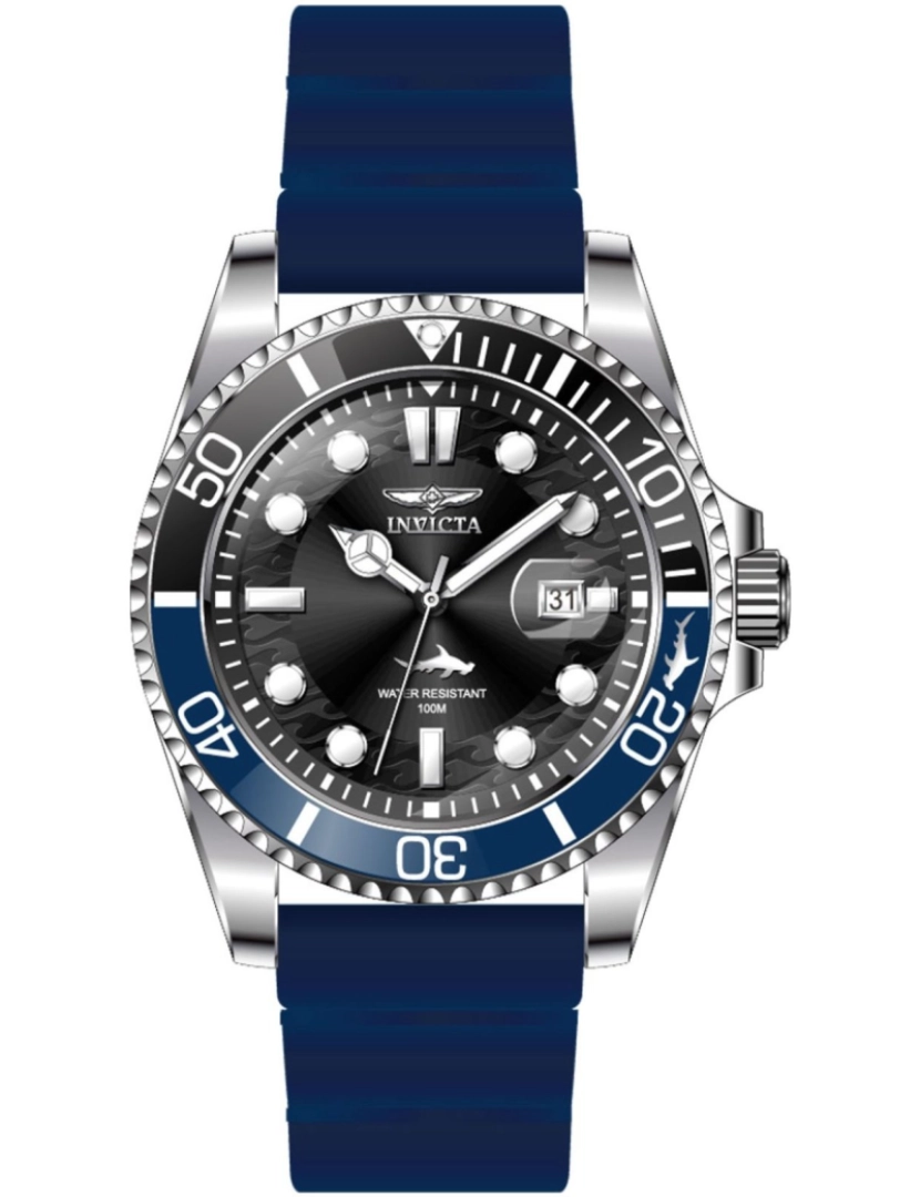 Invicta - Invicta Pro Diver 47165 Relógio de Homem Quartzo  - 43mm