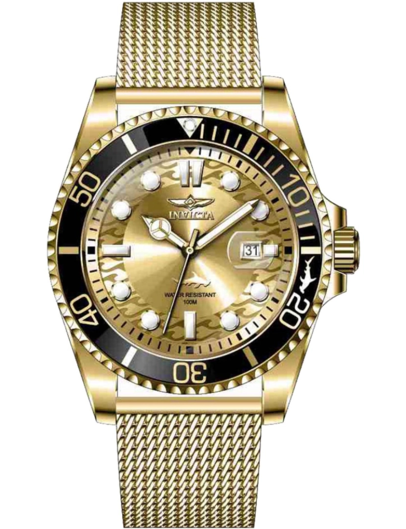 Invicta - Invicta Pro Diver 47177 Relógio de Homem Quartzo  - 43mm