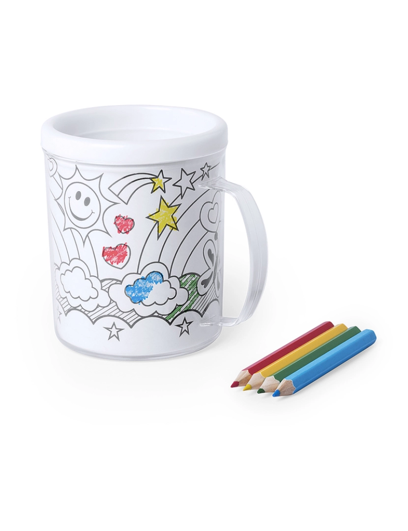 imagem de DAM Caneca  Fesient 320 ml. 8,6x10,2x8,6 cm. Cor branca2