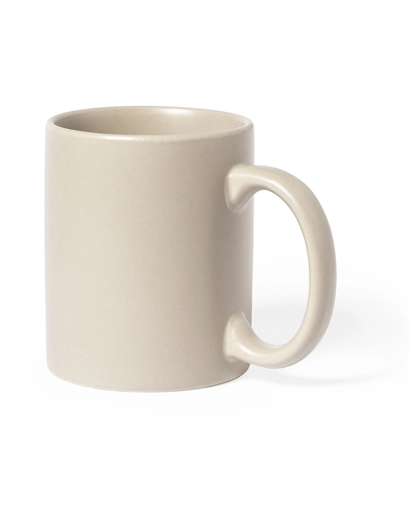 imagem de DAM Caneca cerâmica  370 ml 8,2x8,2x9,8 cm. Cor bege1