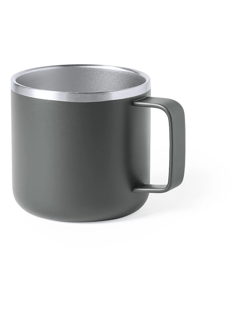 DAM - DAM Caneca térmica  350 ml dupla aprendizagem quente/frio 8,5x8,5x8 Cm. Cor cinzenta