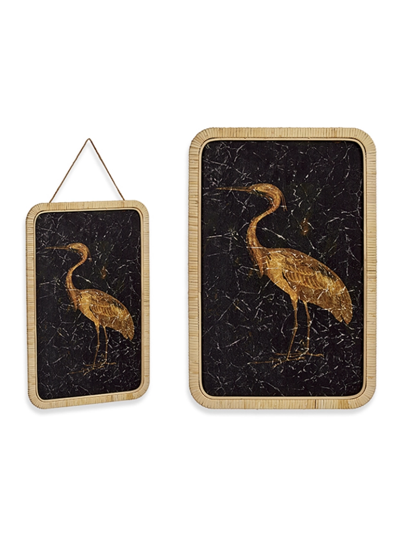 DAM - DAM Lona  Heron 60x40cm. 40x1,5x60 cm. Cor preta