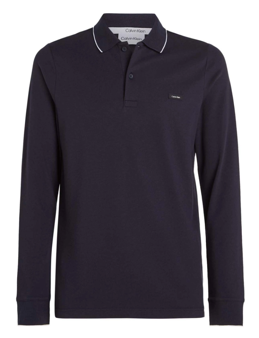 Calvin Klein - Camisa Polo Calvin Klein Stretch Pique Tippin