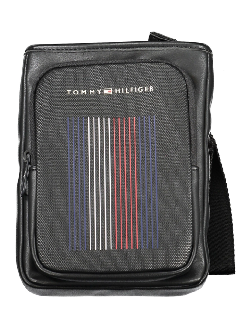 Tommy Hilfiger - Bolsa De Ombro Preta Para Homem 