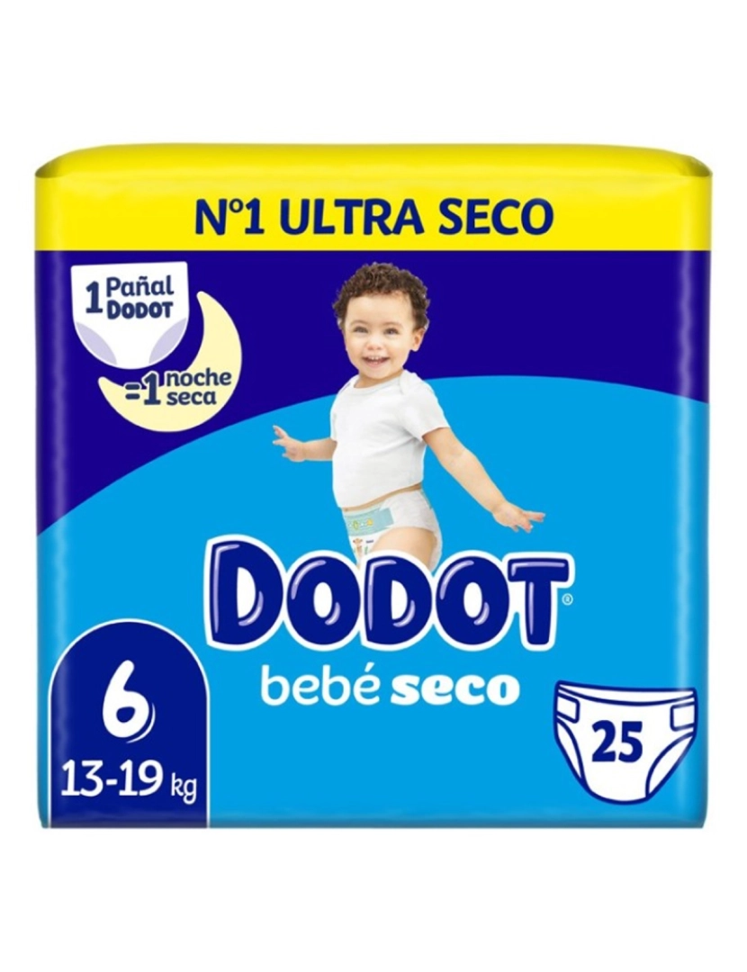 imagem de Fraldas tamanho 6 bebê seco 13-19 kg 25 unidades1