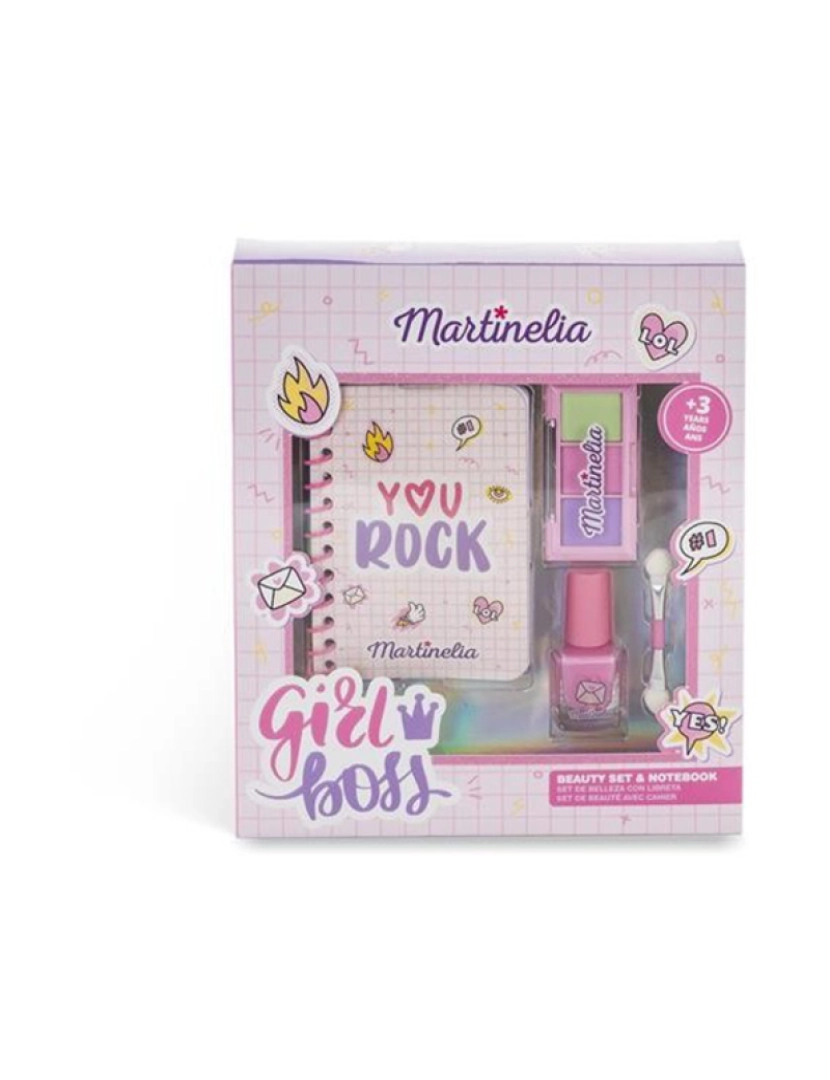 Martinelia - CONJUNTO E CADERNO DE BELEZA MARTINELIA SUPER GIRL