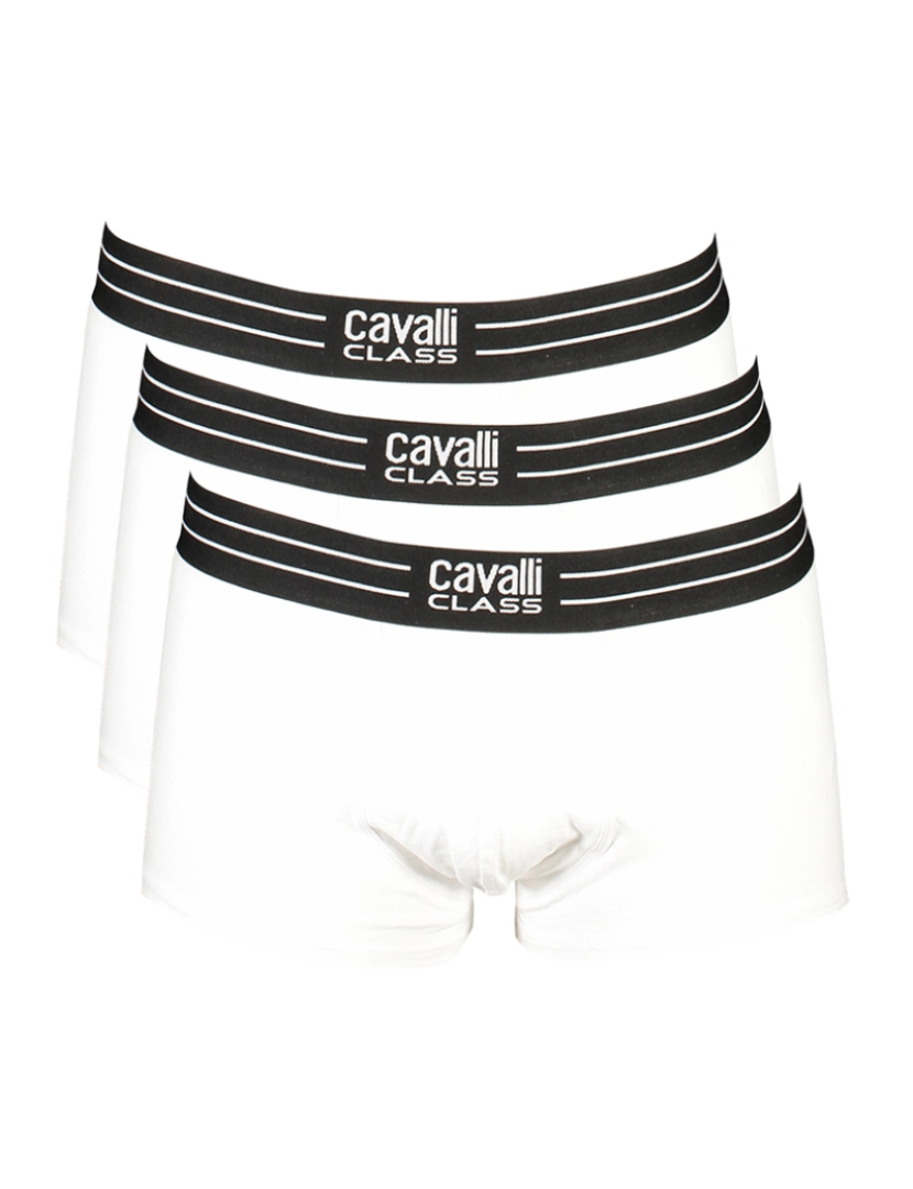 Cavalli Class - Pack 3 Boxers Brancos