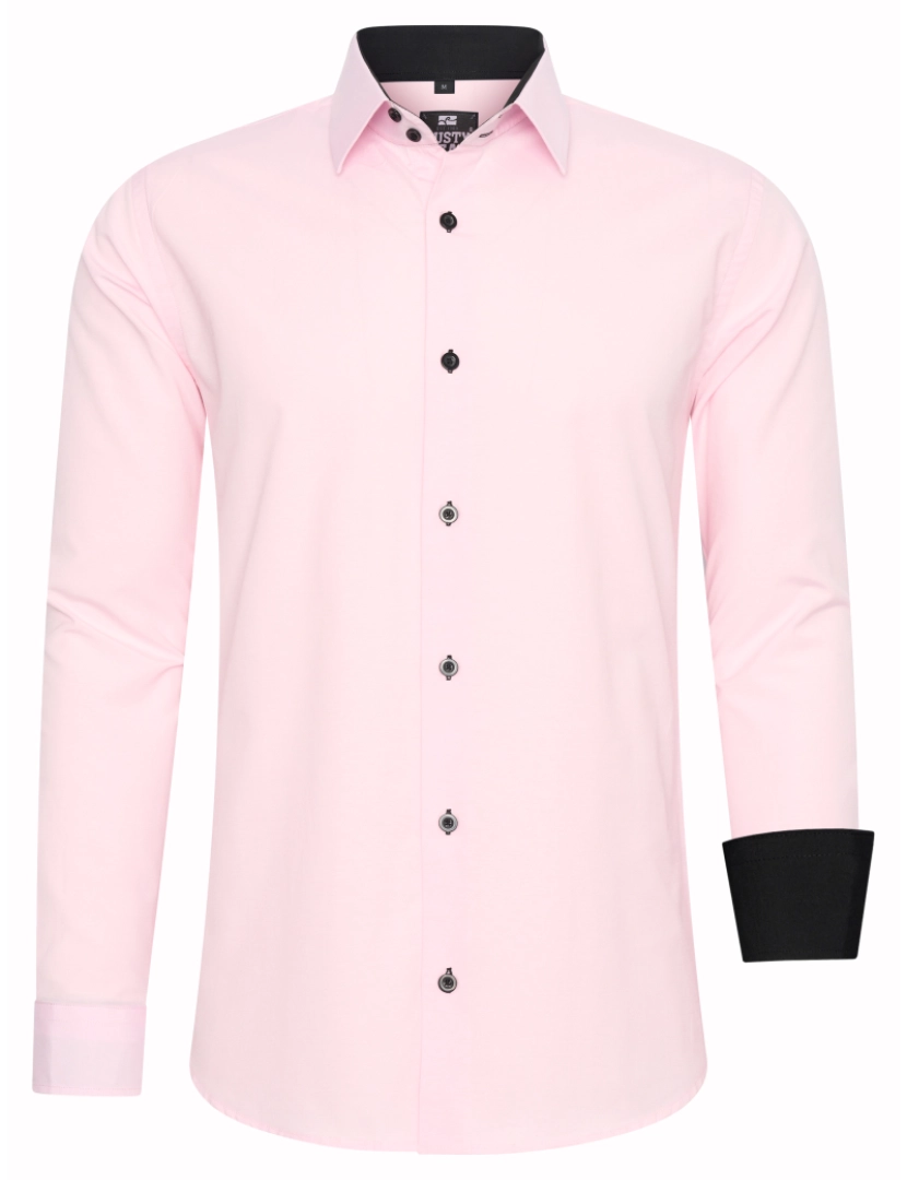 Rusty Neal - Rusty Neal Overhemd Slim Fit Rosa