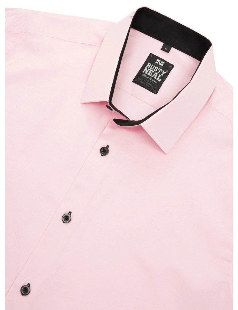 imagem de Rusty Neal Overhemd Slim Fit Rosa4