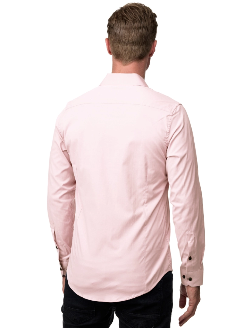 imagem de Rusty Neal Overhemd Slim Fit Rosa9