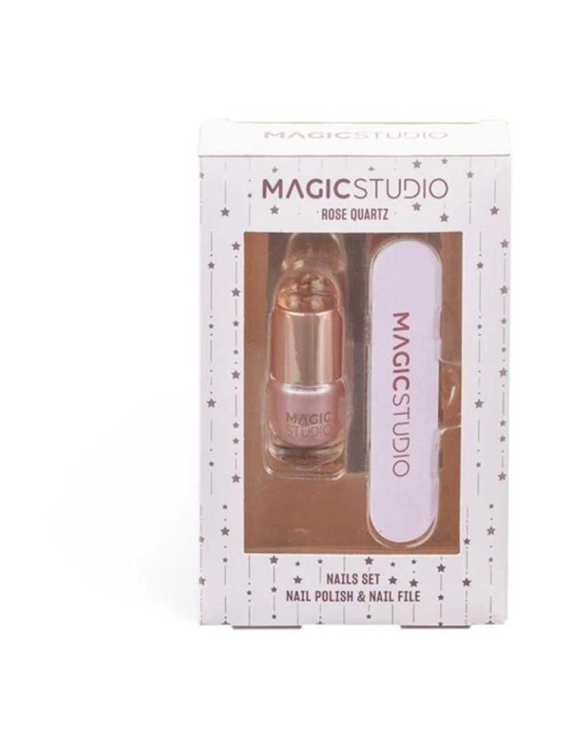 Magic Studio - CONJUNTO DE UNHAS DE QUARTZO ROSA MAGIC STUDIO