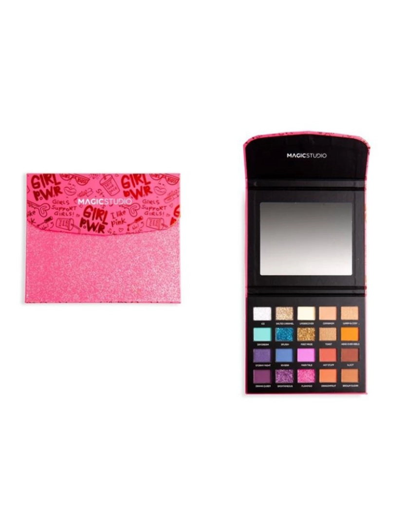 Magic Studio - MAGIC STUDIO PRETTY GIRLS PALETA DE SOMBRA BRILHANTE