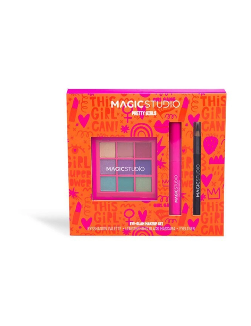 Magic Studio - MAGIC STUDIO PRETTY GIRLS CONJUNTO DE MAQUIAGEM EYE-GLAM