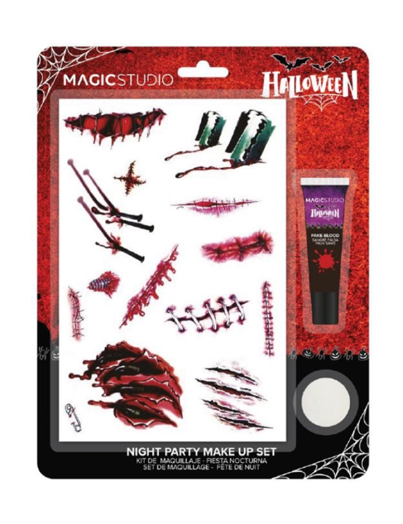 Magic Studio - CONJUNTO DE MAQUIAGEM PARA FESTA DE HALLOWEEN MAGIC STUDIO