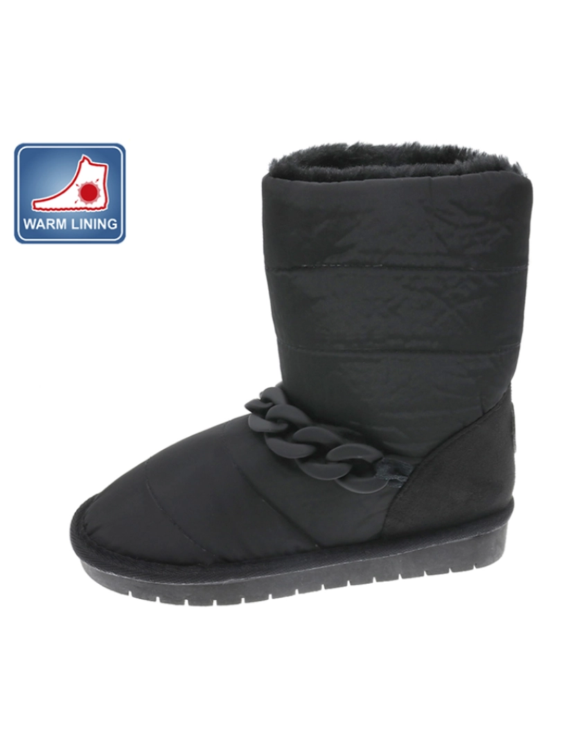 Beppi - Bota Casual de Criança Preto