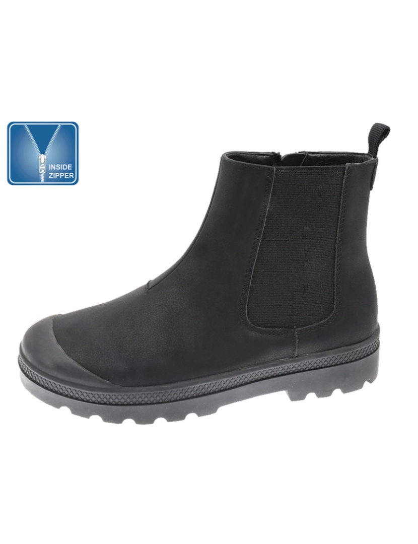 Beppi - Bota Casual de Criança Preto