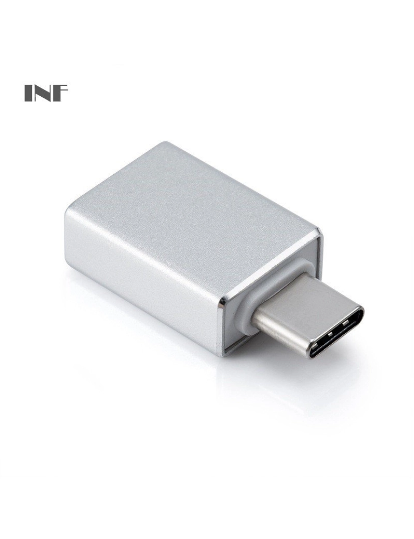 imagem de Adaptador super rápido USB C para USB 3.0 Silver7