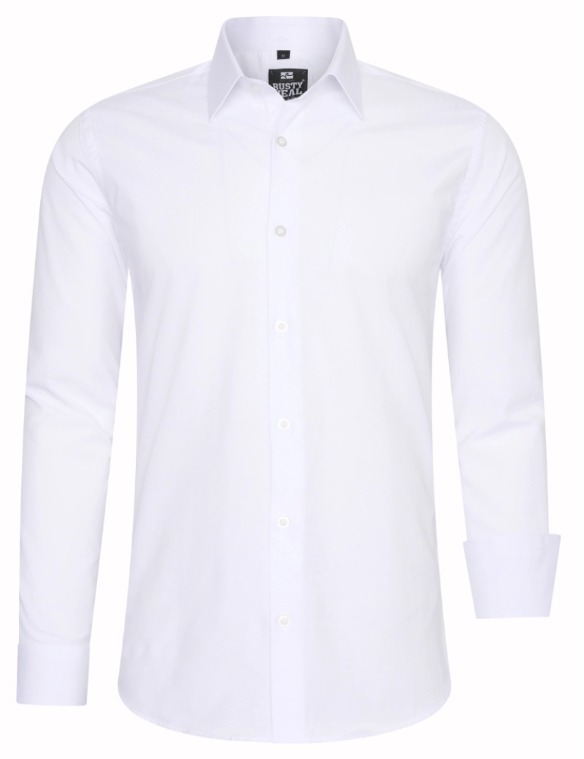 Rusty Neal - Rusty Neal Overhemd Slim Fit Branco