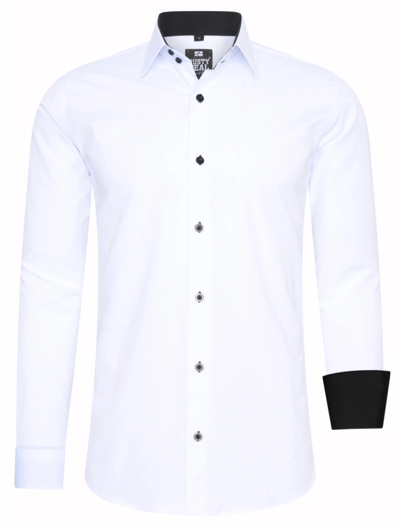 Rusty Neal - Rusty Neal Overhemd Slim Fit Branco