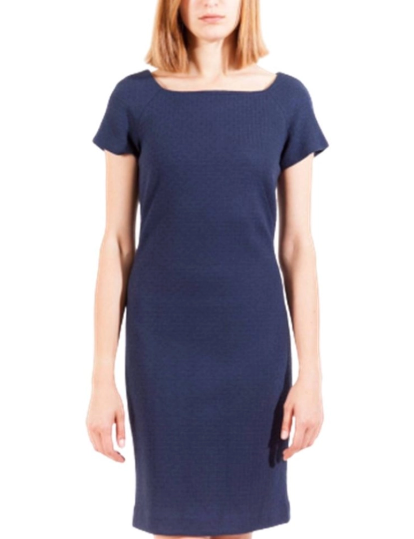 Gant - Gant Vestido Azul Mulher 1403450808