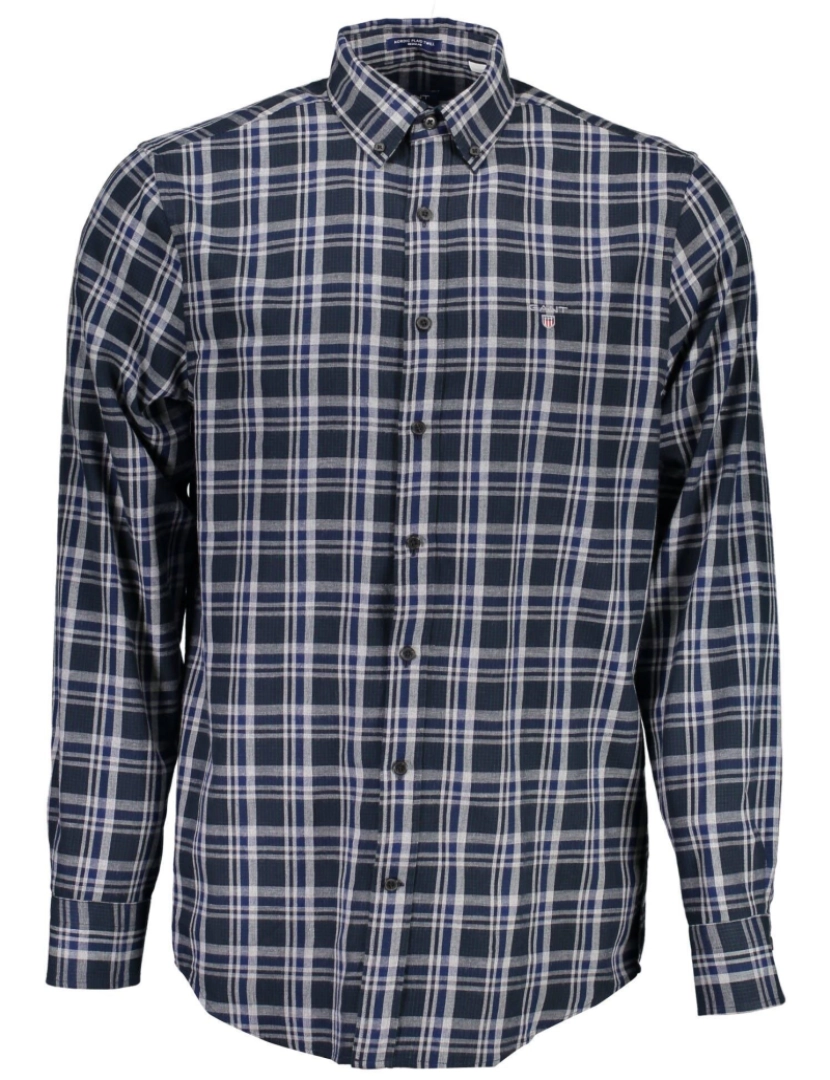 Gant - Gant Camisa Azul Homem 33001530