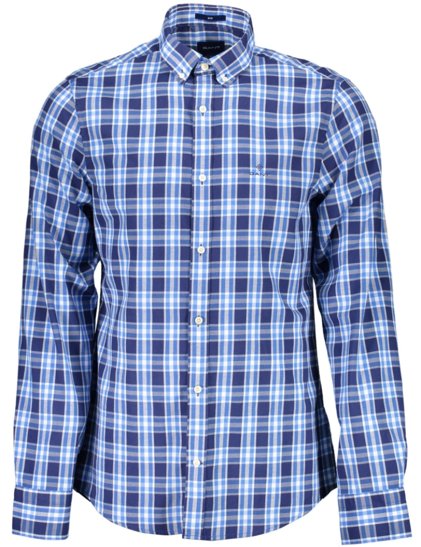 Gant - Gant Camisa Azul Homem 13016532