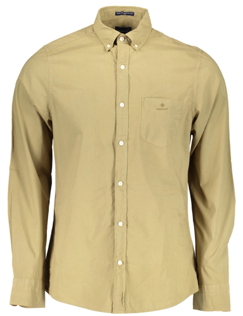 Gant - Gant Camisa Verde Homem 13032832